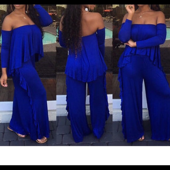 royal blue jumpsuits